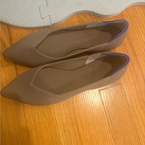 Rothy's Women's Tan and Blue Flats